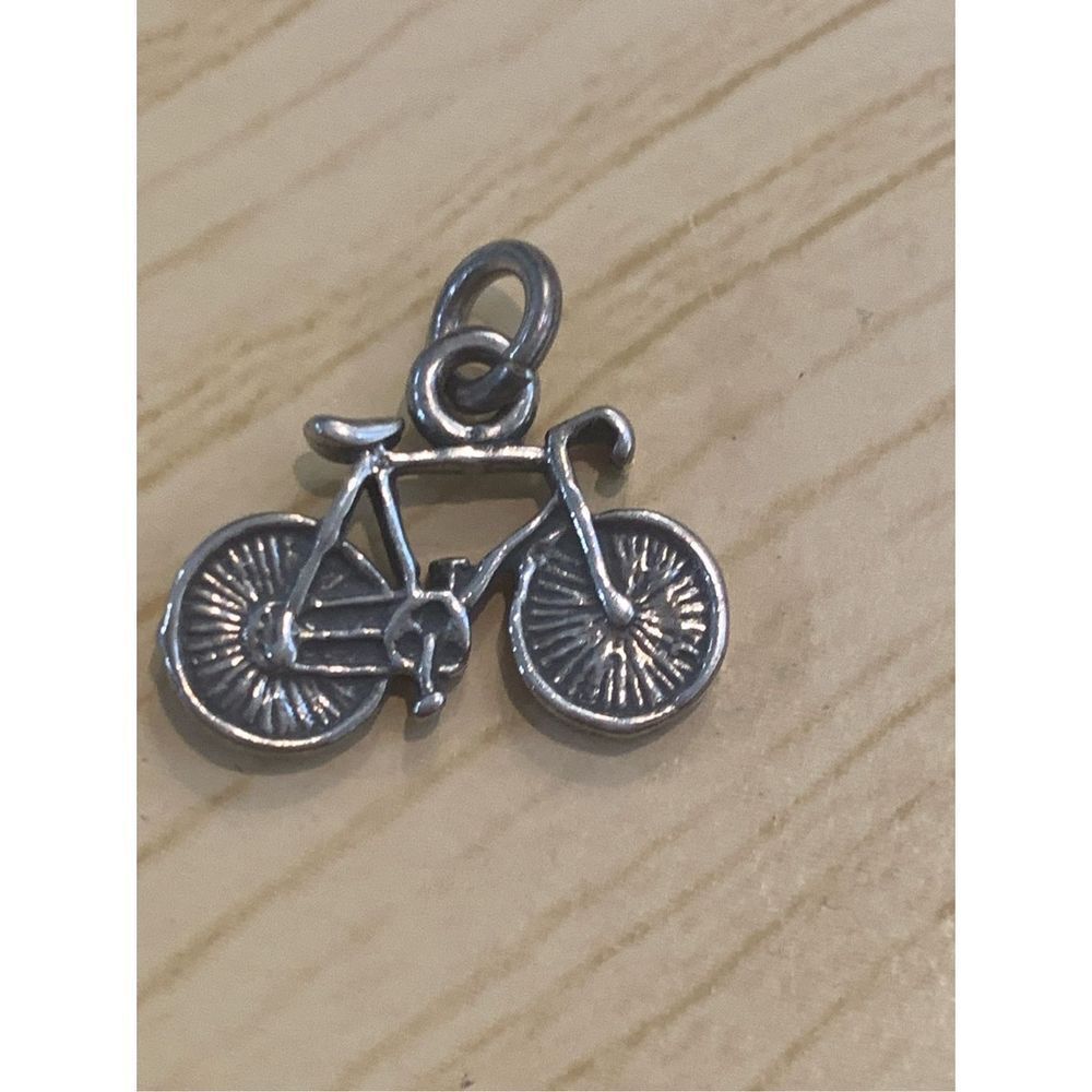 Bike Sterling Silver Jewelry Charm #sports #biking